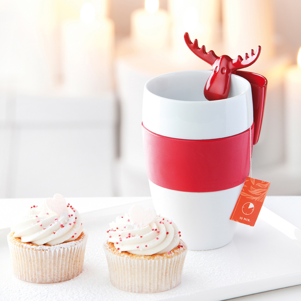 KOZIOL RUDOLF Tassenutensilo + XMAS Einleger