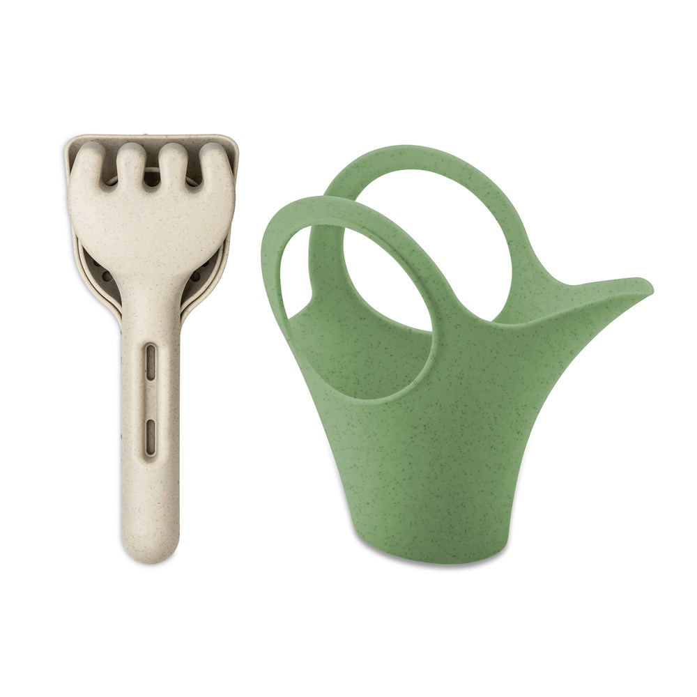 KOZIOL KLIKK SAND READY GARDEN Sandwerkzeug Set 3-teilig + Gießkanne