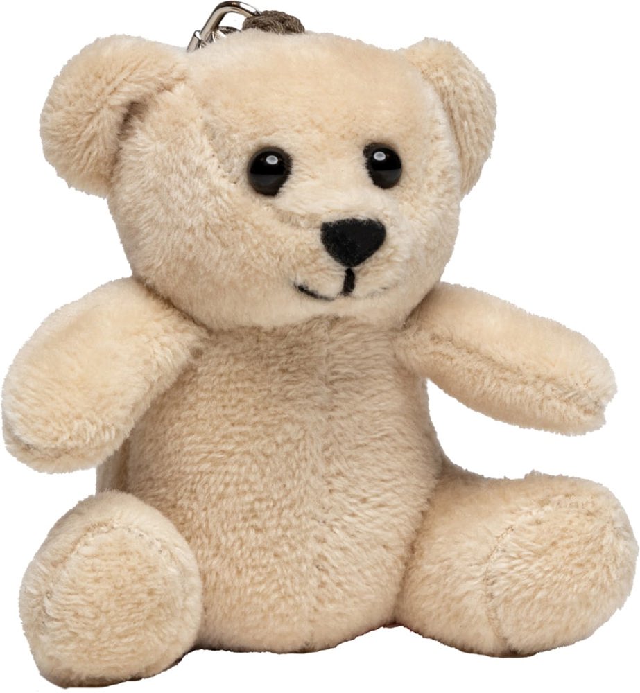 Plüsch Schlüsselanhänger Bär, beige, one size