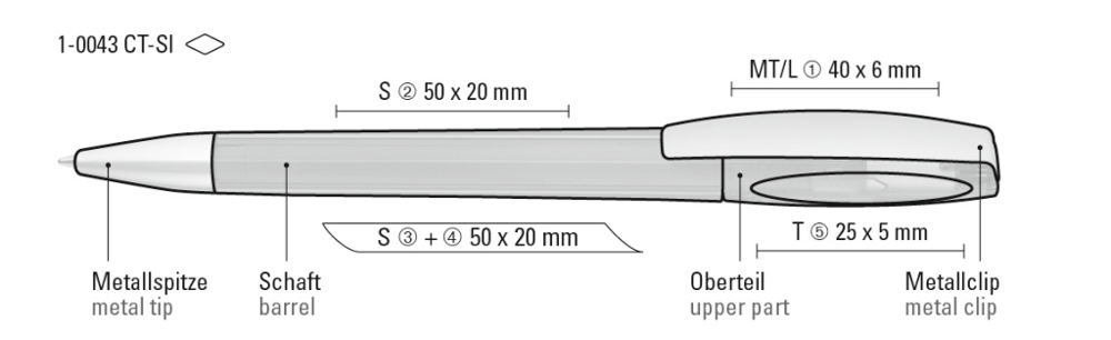 CHILL C transparent SI, dunkelblau