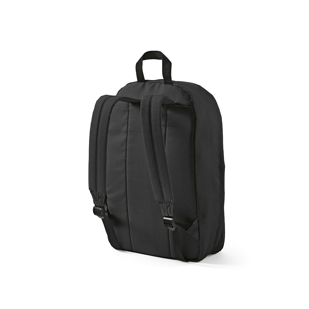 Sac à dos Tallinn 23L rPET ripstop. Poche ordinateur 17" - Noir
