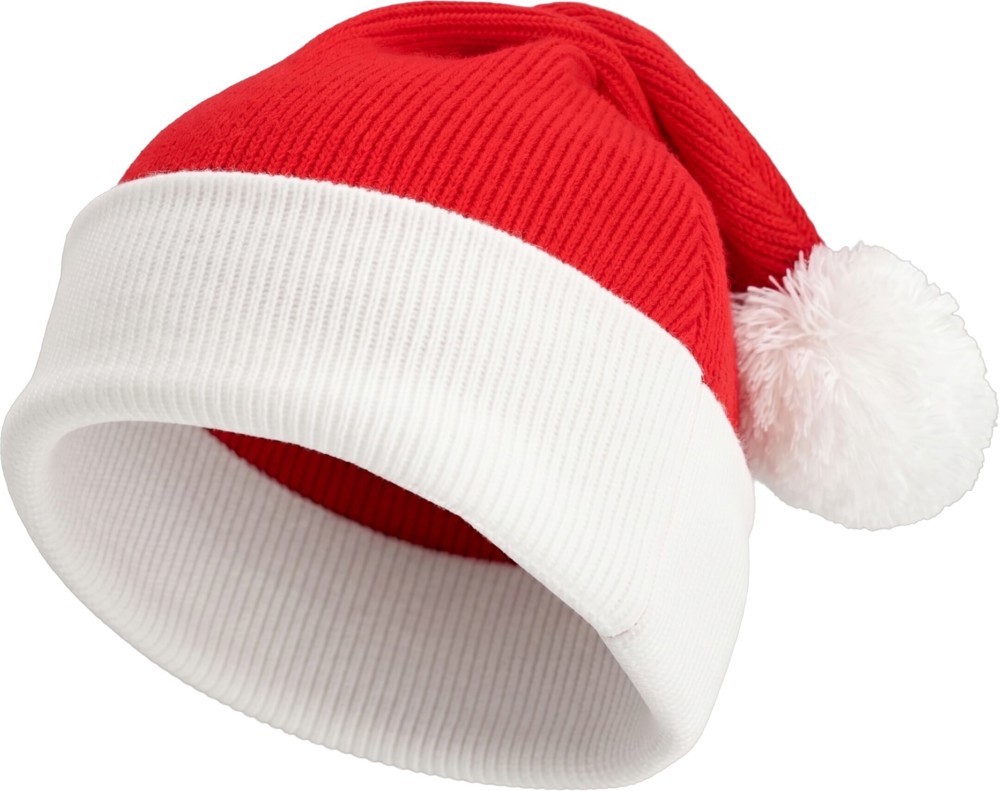 Nilton's Bonnet de Noël tricoté avec pompon