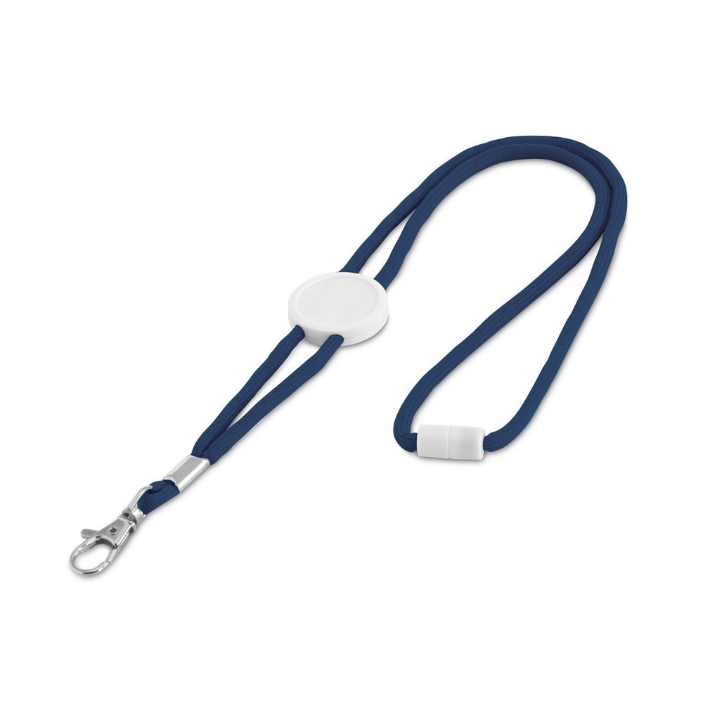WEAVE. Lanyard aus Polyester - Blau