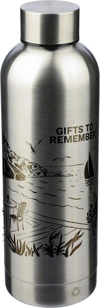 Flasche aus recyceltem Edelstahl (500 ml) Isaiah