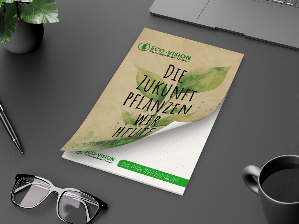 Schreibblock Cover Recycling-Inhaltspapier, A5, 50 Blatt, Abheftlochung 2-fach