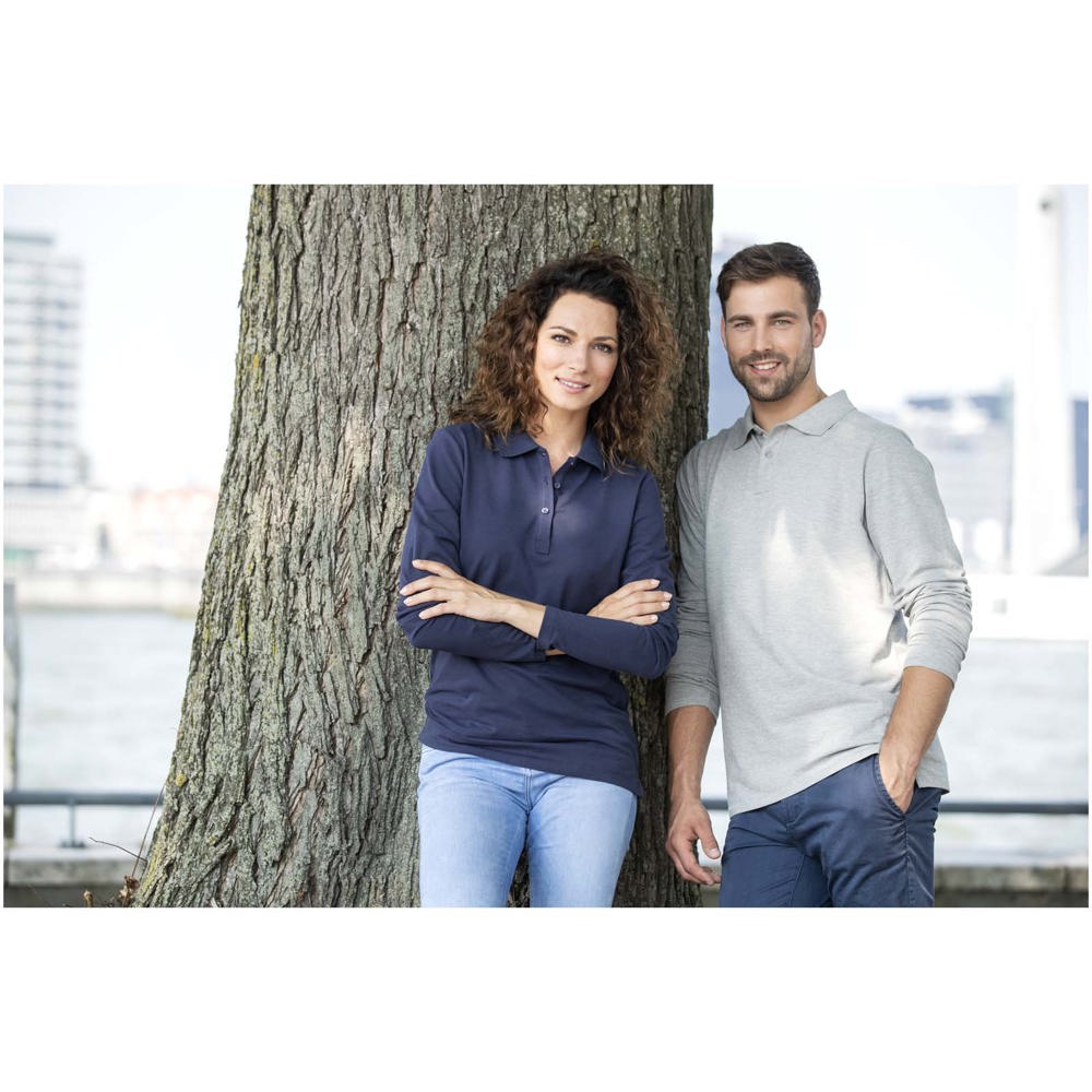 Calgary 180 g/m² Langarm Poloshirt für Herren
