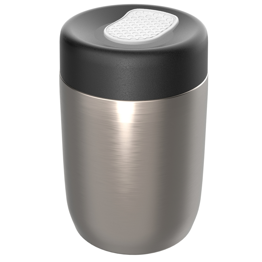 Thermo Lunchpot RE98-myNIZZA - schwarz, silber, weiß