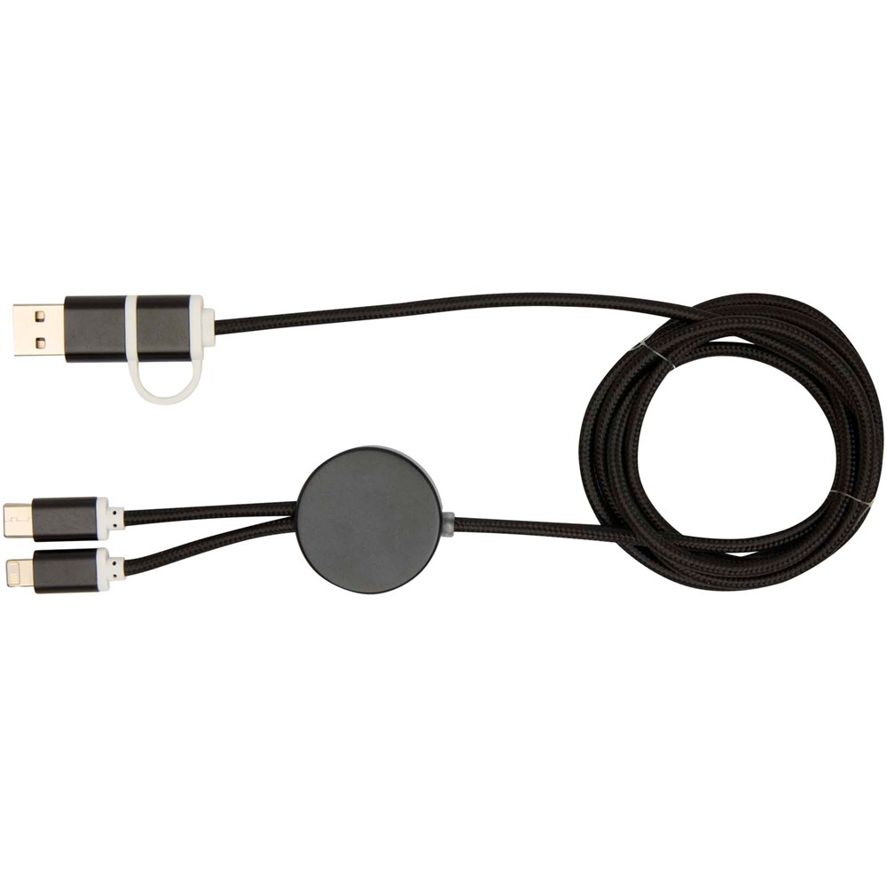 Alasia 150 cm 5-in-1 Kabel aus recyceltem Kunststoff für Datenübertragung und 27W Schnellladung