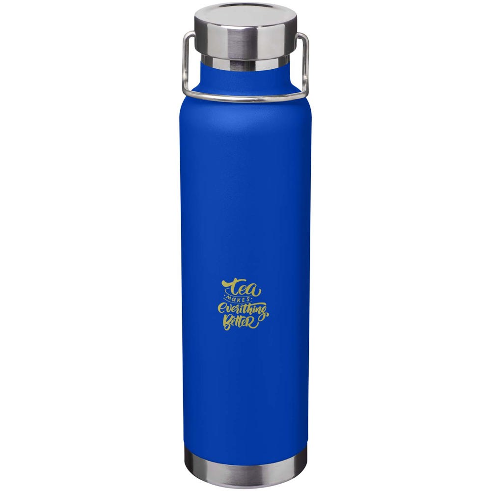 Thor 650 ml RCS-zertifizierte Kupfer-Vakuum Isolierflasche aus recyceltem Edelstahl 
