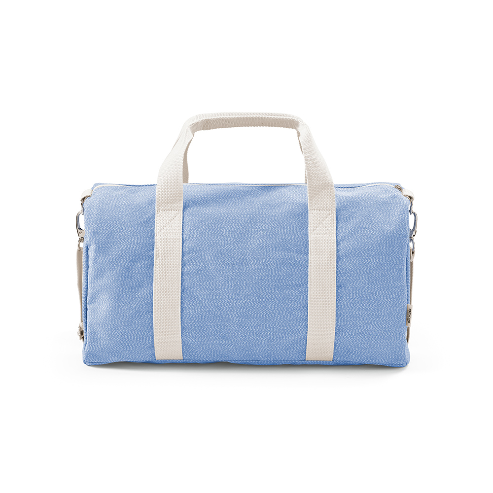 Sac sport Seoul 30L en coton et rPET - Bleu pastel