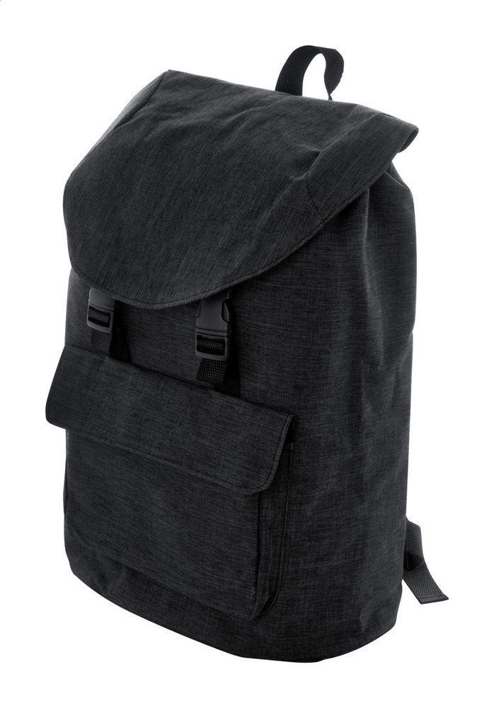 Melville - RPET-Rucksack - schwarz