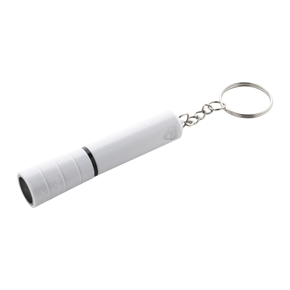 Raipei - Mini-Taschenlampe aus RABS - Weiß