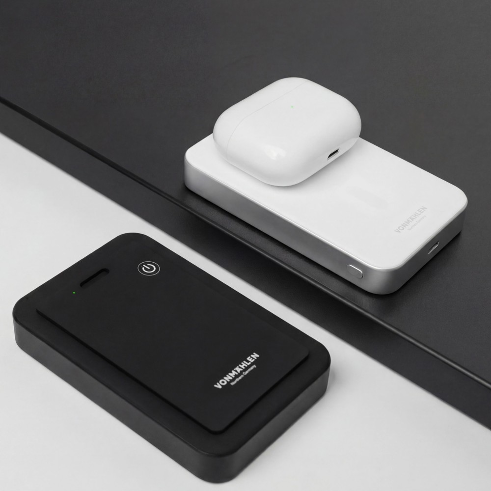 Evergreen Mag 10000 - Die magnetische Powerbank für längere Tage - Weiß