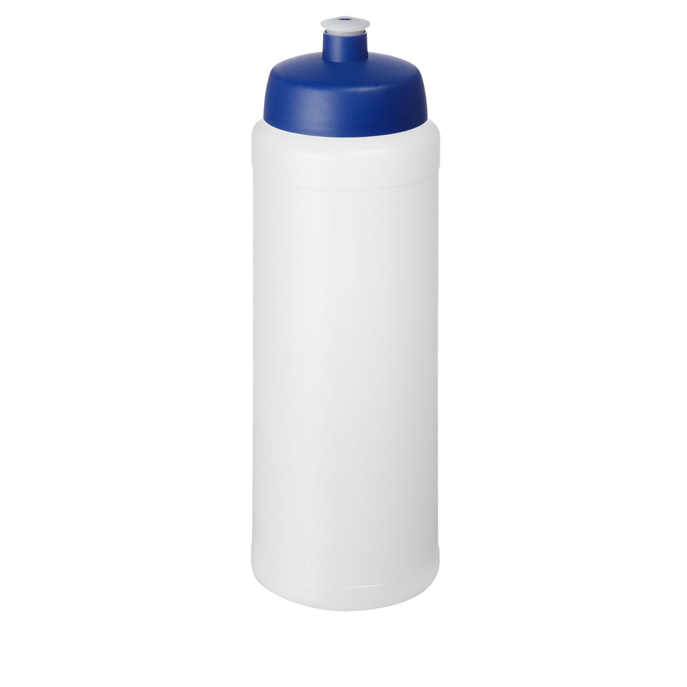 Baseline® Plus 750 ml Flasche mit Sportdeckel - transparent, blau
