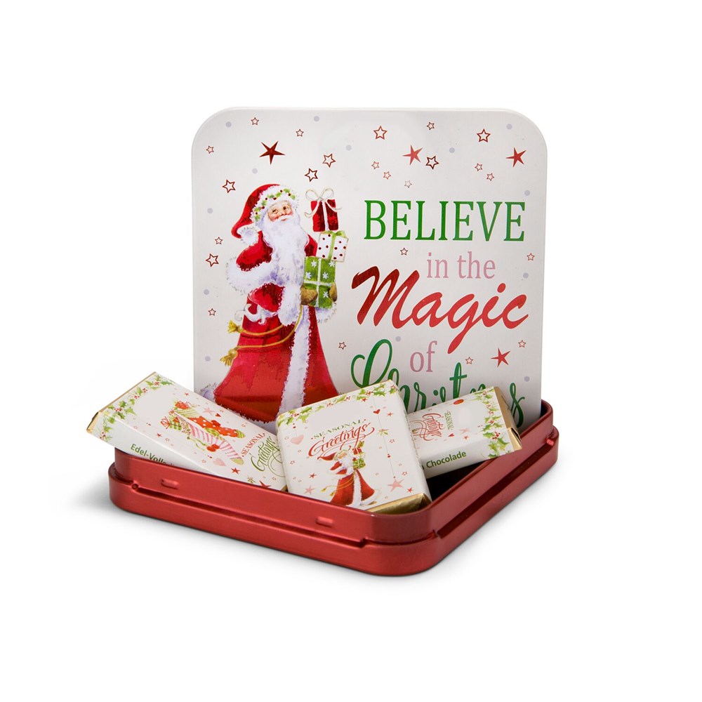 Schokoladendose Weiße Weihnacht