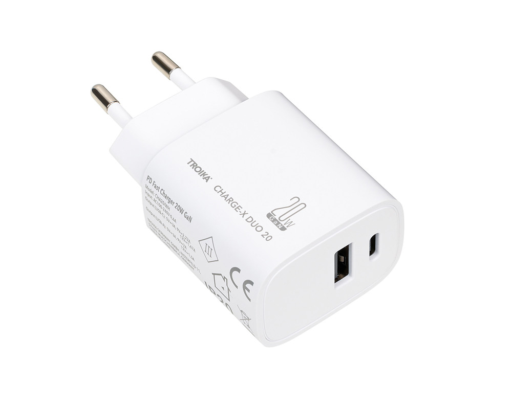TROIKA Ladestecker CHARGE-X DUO 20