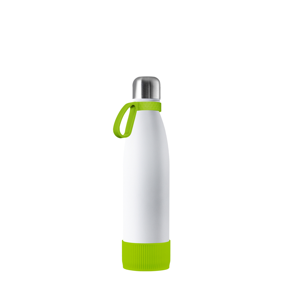 Thermotrinkflasche RETUMBLER-NIZZA - silber, weiß, hellgrün