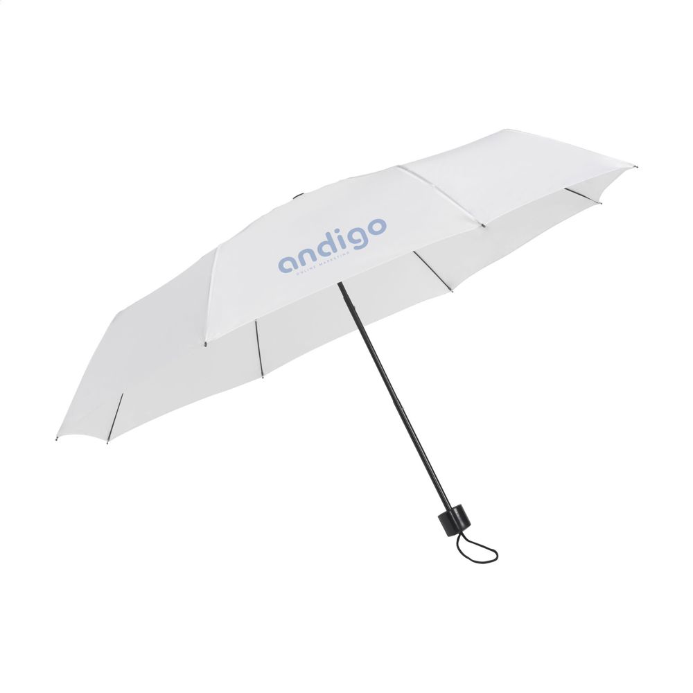 Colorado Mini faltbarer Regenschirm 21 inch - weiß (± PMS White)