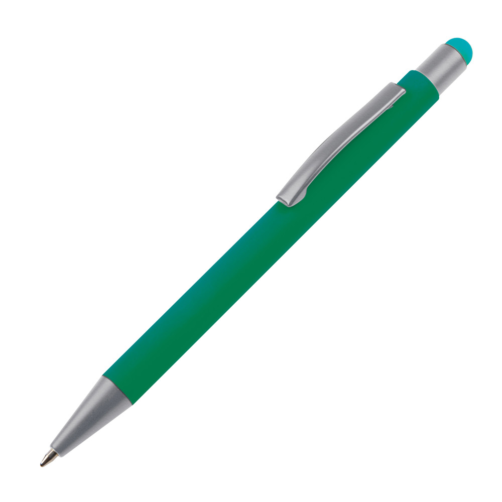Metall Kugelschreiber mit Touch-Pen Rio - Grün