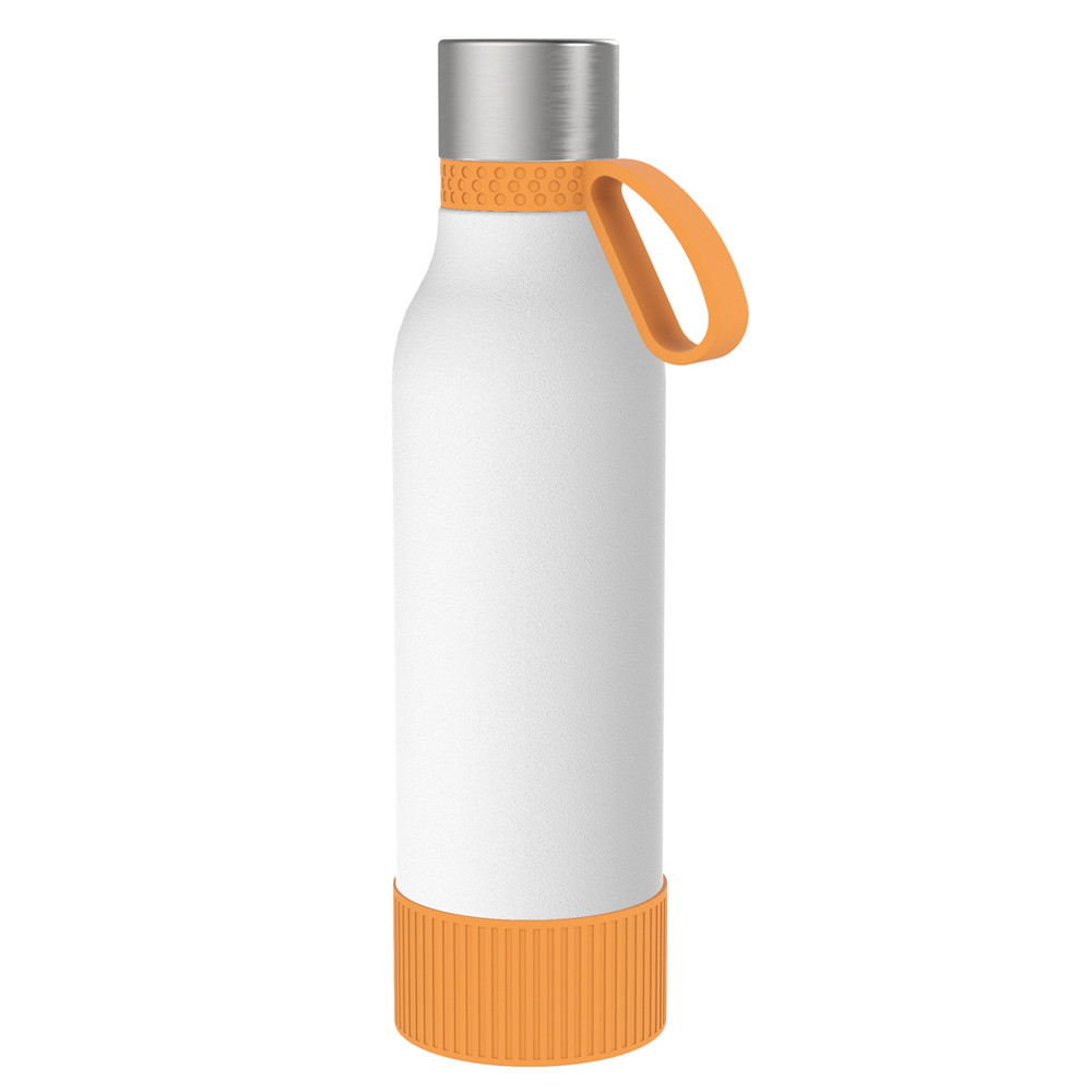 Thermotrinkflasche RETUMBLER-myNIZZA II 600 CERAMIC - orange, schwarz, silber, weiß