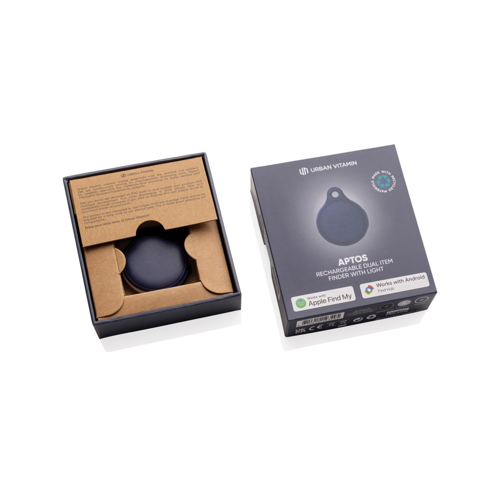 Localisateur rechargeable avec lampe Urban Vitamin Aptos