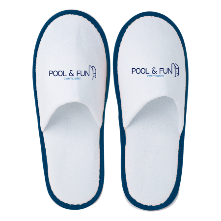 Paire de mules,à bout fermé - bleu foncé