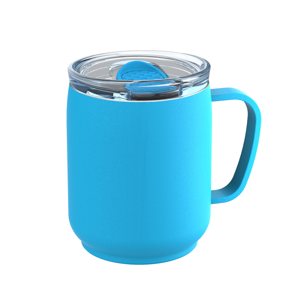 Thermobecher RETUMBLER-myNIZZA CERAMIC - cyan, transparent