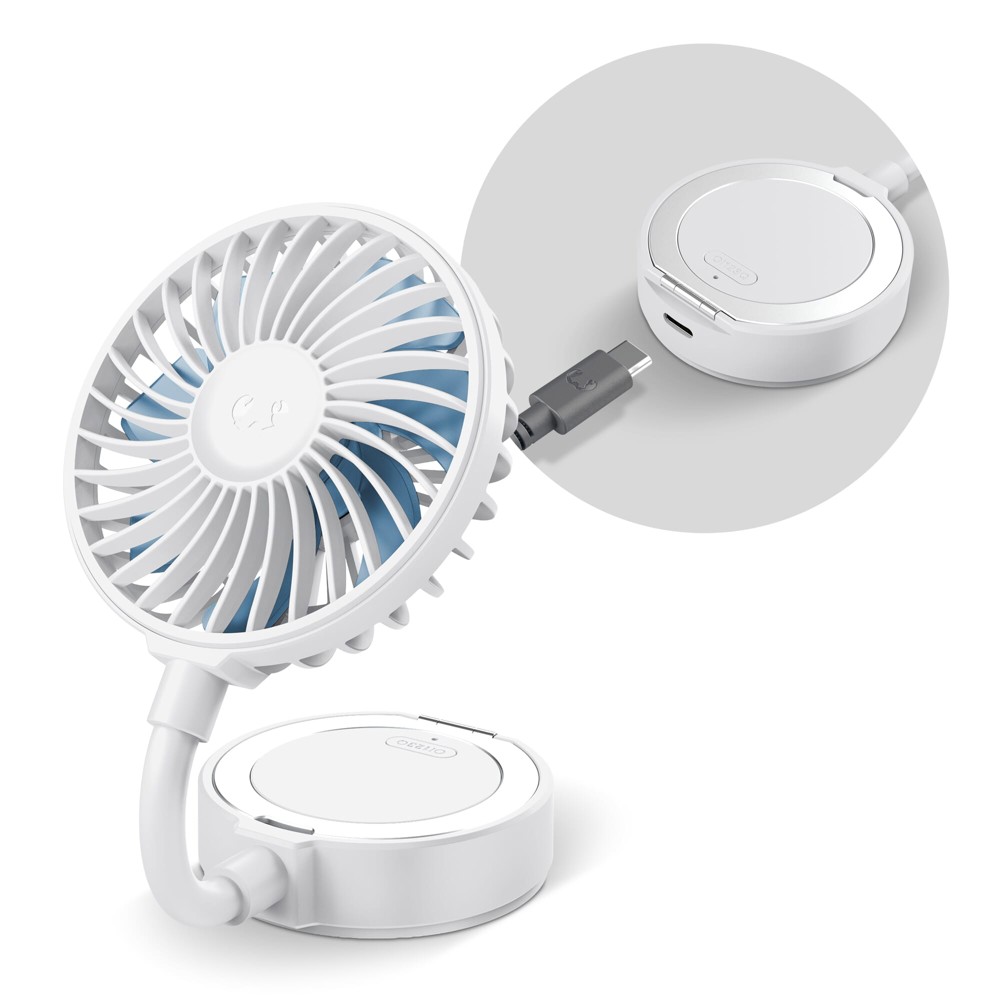 Fresh 'n Rebel Ventilateur Magnétique Sans Fil avec Support pour Téléphone