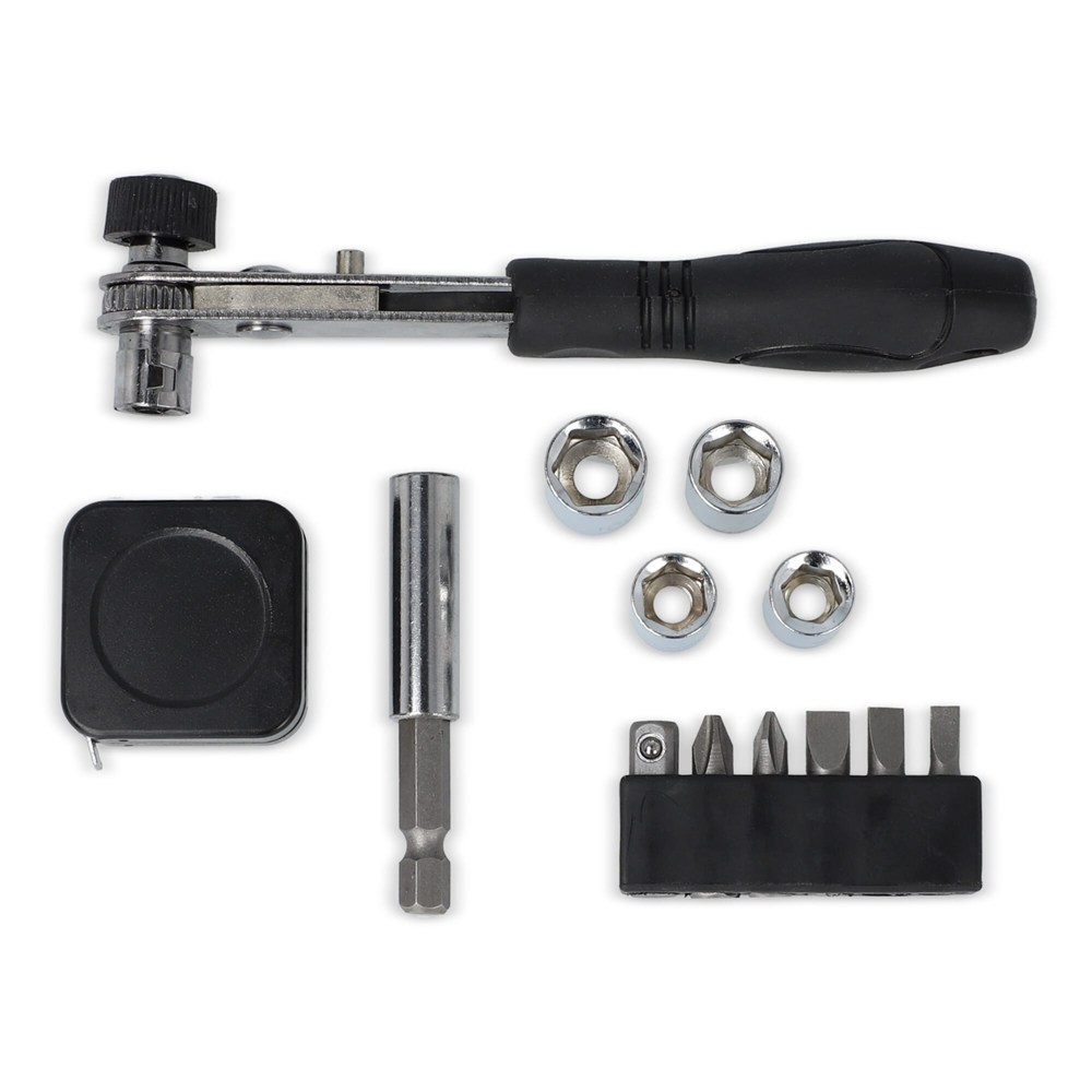 13-teiliges Werkzeugset in Bambusbox