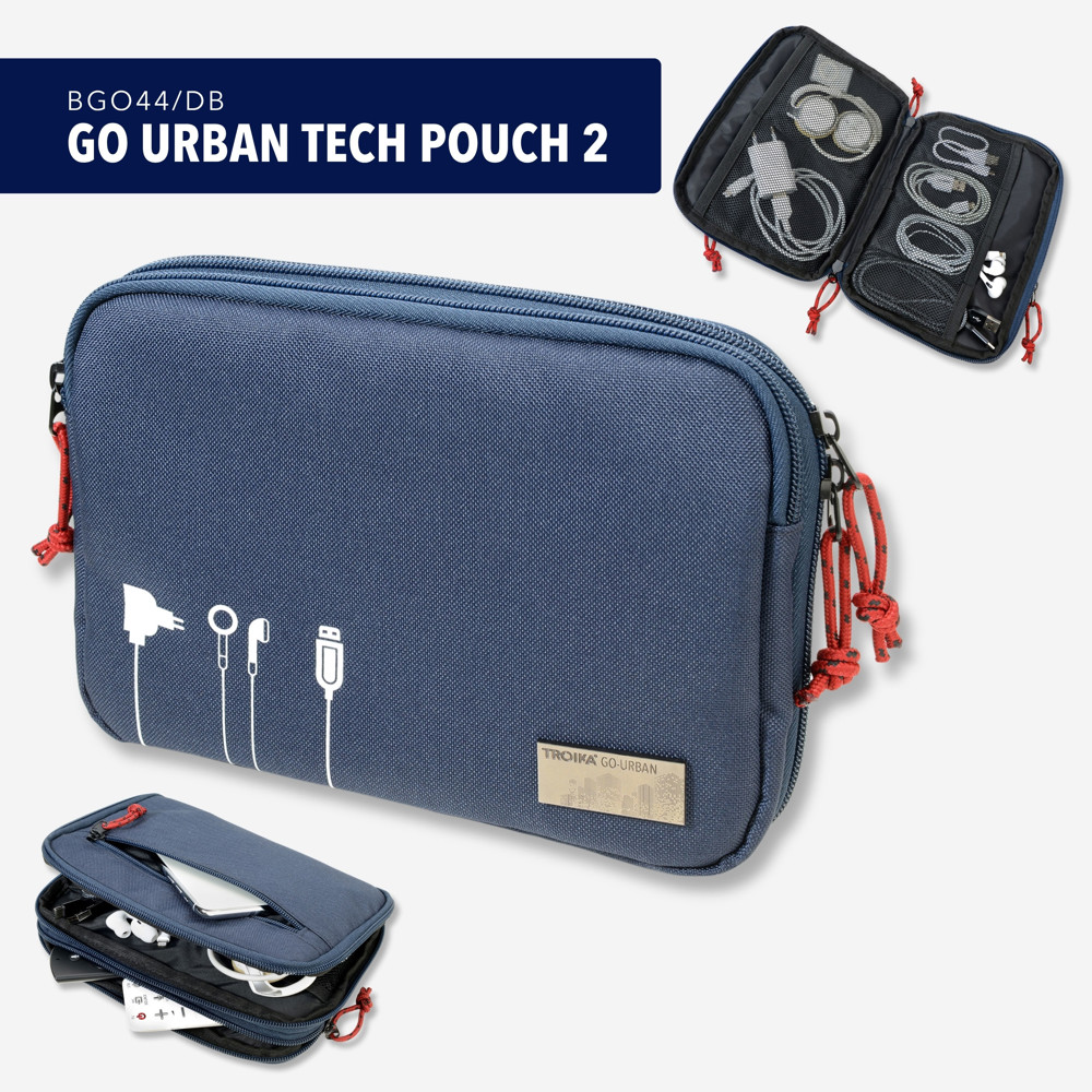 TROIKA Kabeltasche GO URBAN TECH POUCH 2