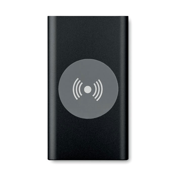 POWER&WIRELESS - Ladestation mit Powerbank - Schwarz