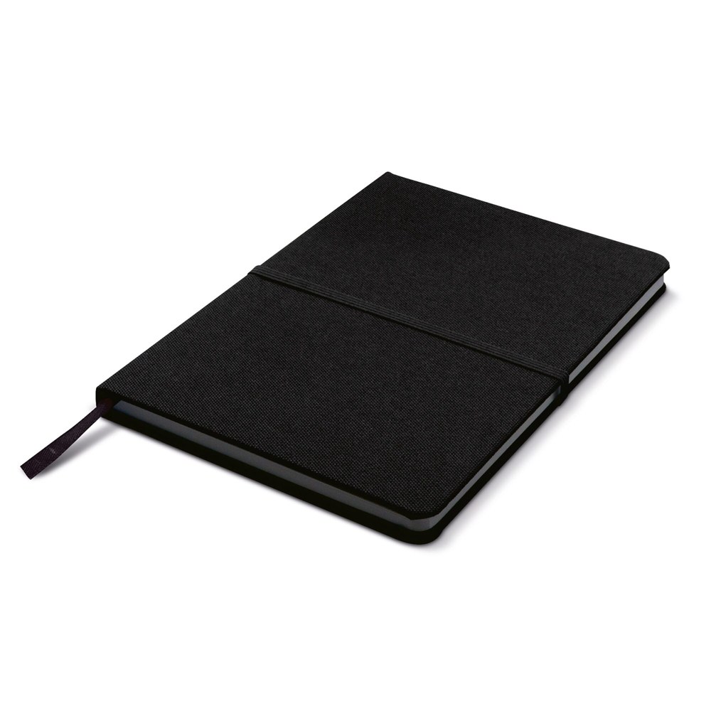 Bullet Journal DIN A5 aus RPET-Material - schwarz