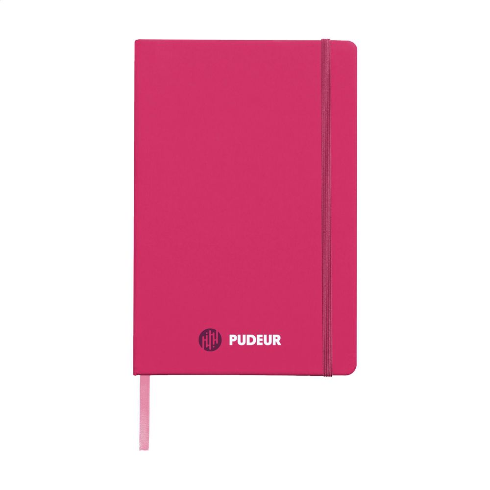 Note Notebook A5 Notizbuch - rosa (± PMS Rubine Red)