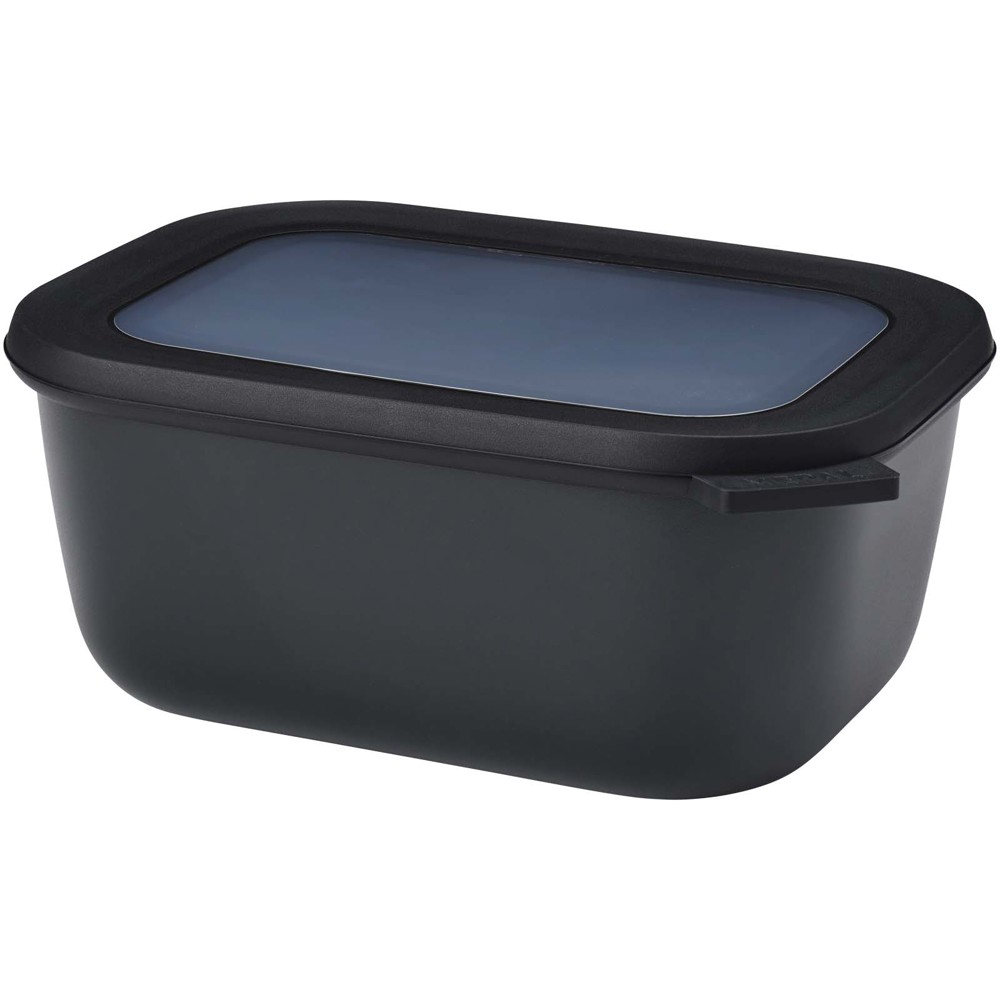 Mepal Cirqula 1500 ml rechteckige Mehrzweck-Schale - schwarz