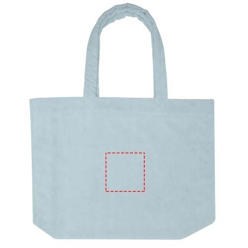 Sac shopping Siam en tissu éponge recyclé GRS de 13 L