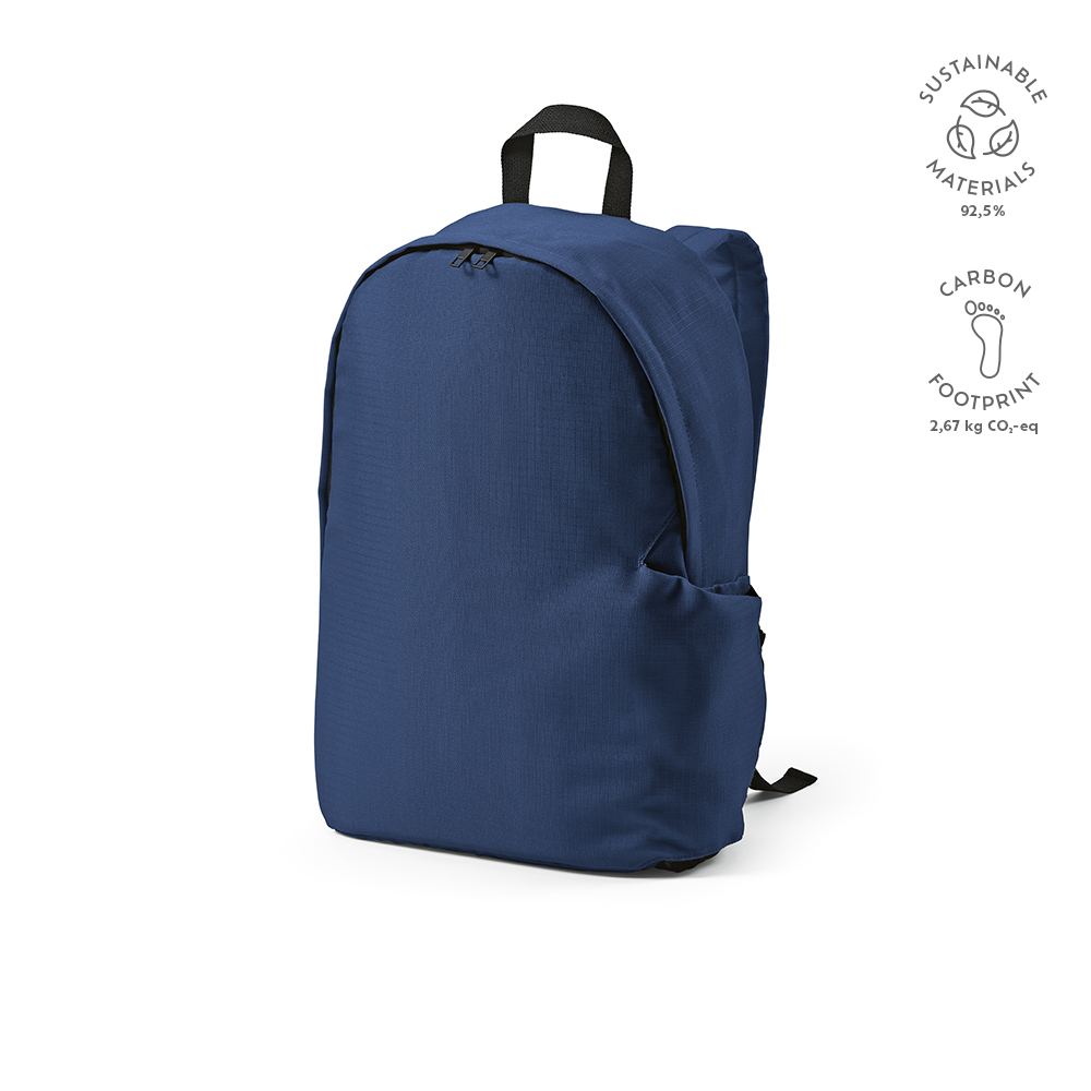 Sac à dos Tallinn 23L rPET ripstop. Poche ordinateur 17" - Bleu royal