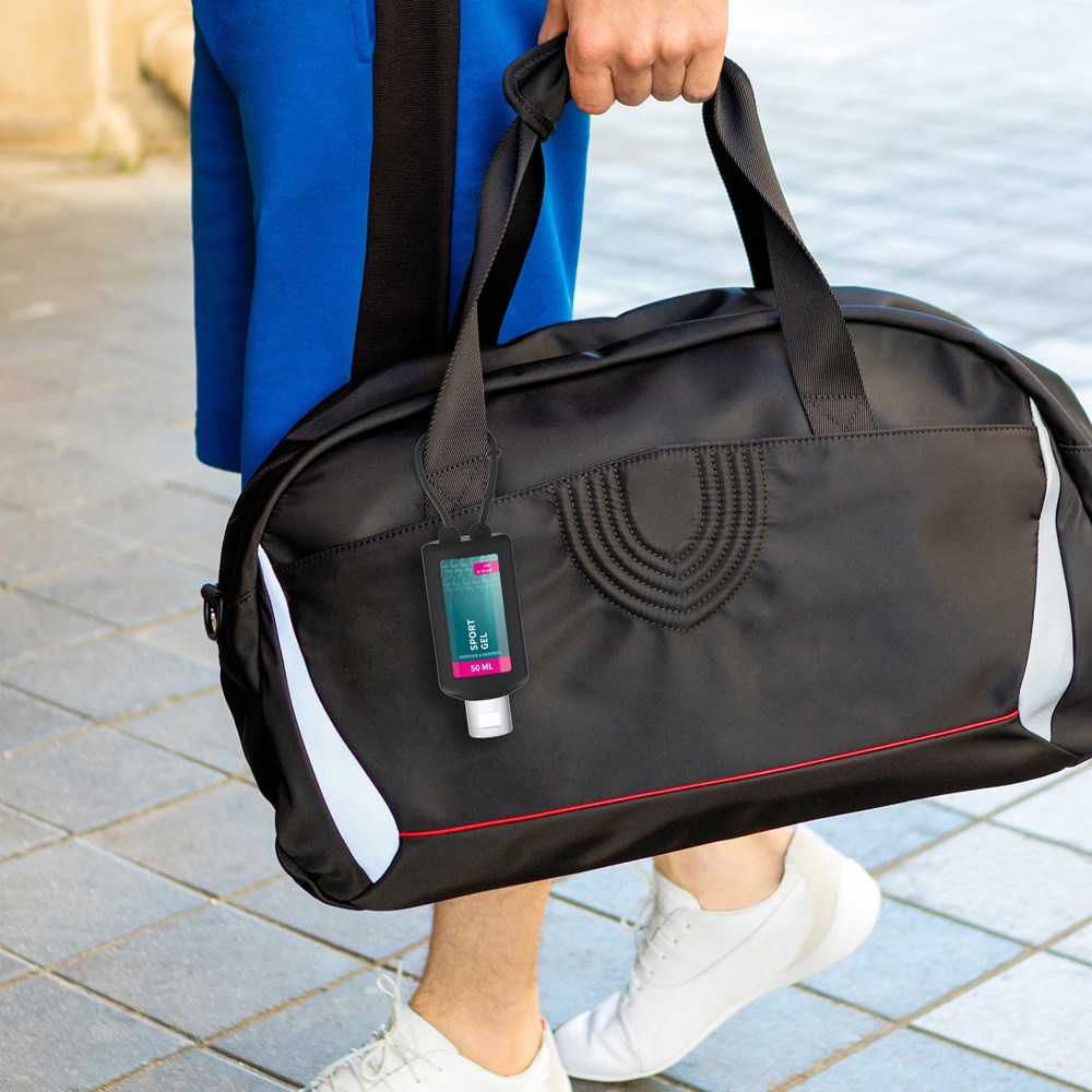 Sportgel, 50 ml Bumper (schwarz), Body Label (R-PET)