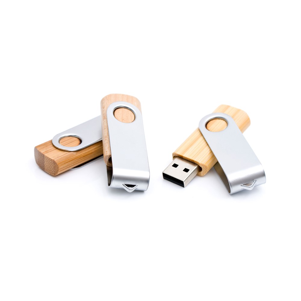 USB Stick Holz Swing 128 GBbambus dunkel