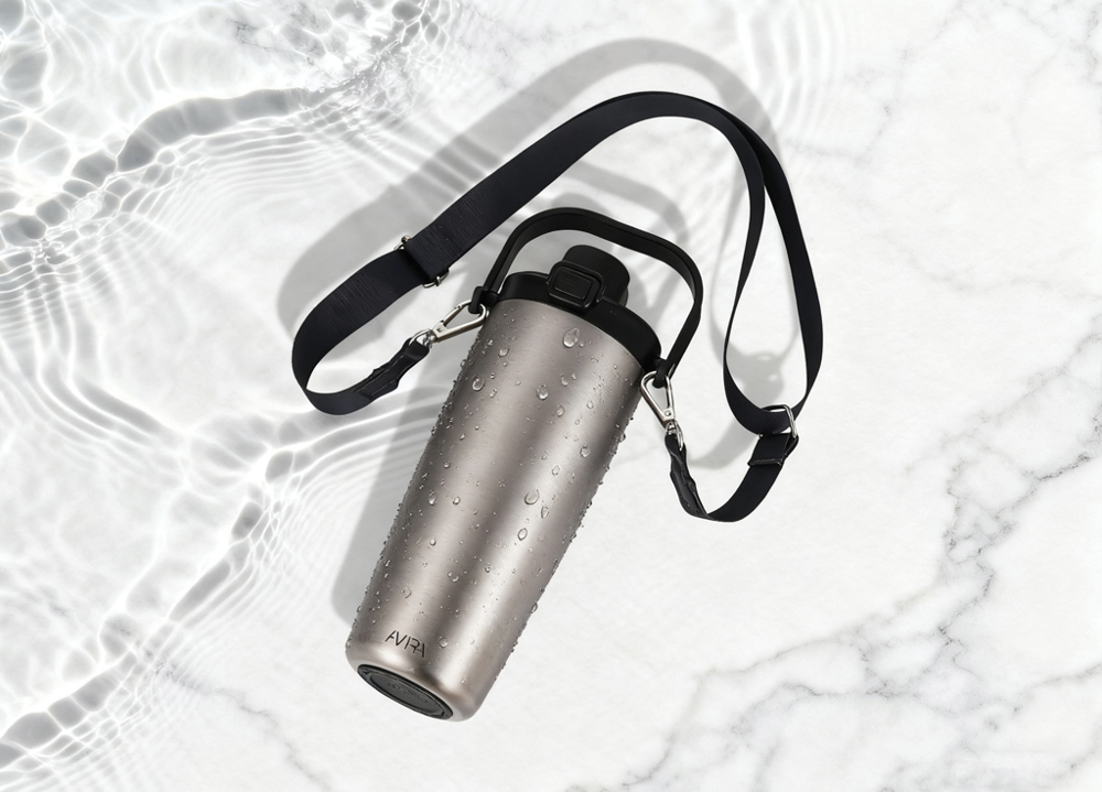 Avira Ayala Crossbody Duosip Becher aus RCS rec. Stahl