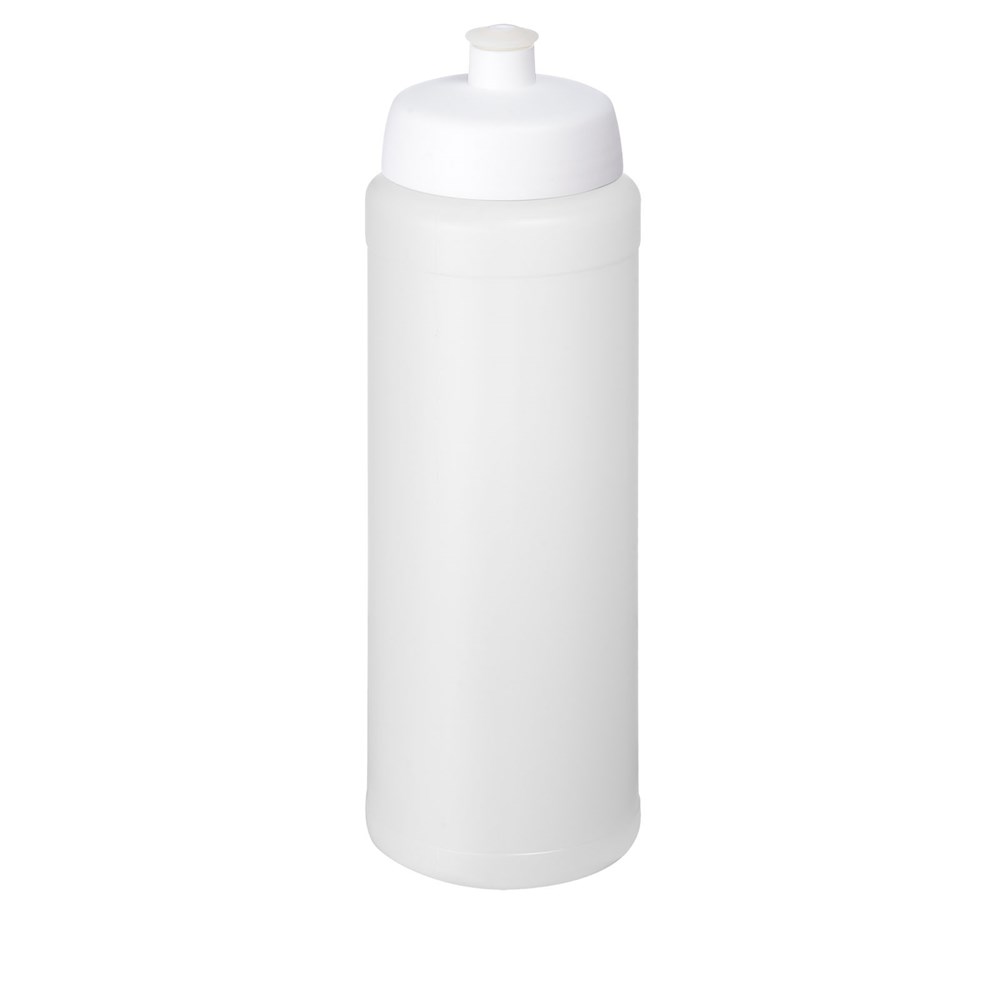 Baseline® Plus 750 ml Flasche mit Sportdeckel - transparent, weiss