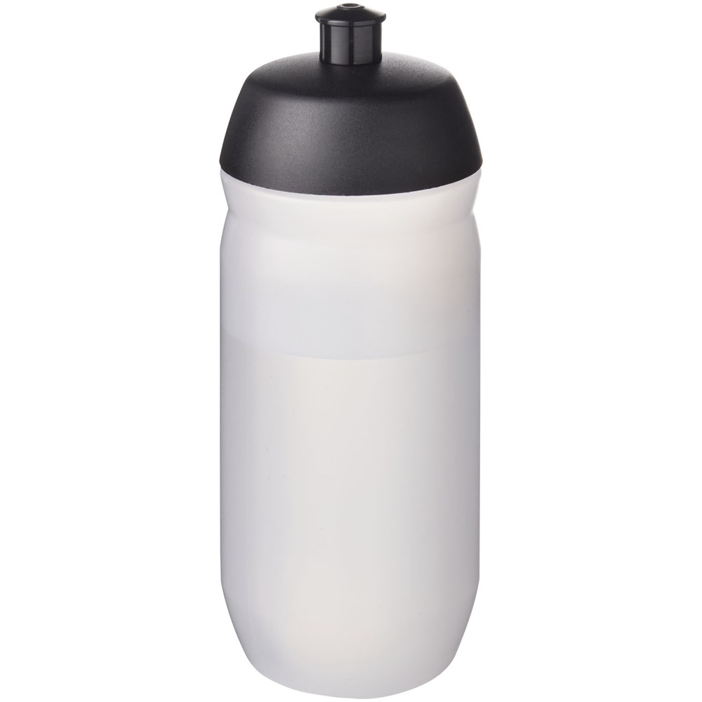 HydroFlex™ 500 ml Squeezy Sportflasche - schwarz, transparent weiss