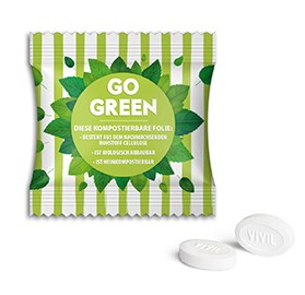 Vivil DoubleMint - weiße kompostierbare Folie