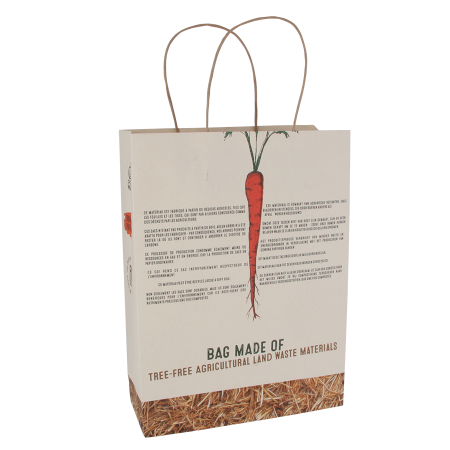 Sac en papier 50% sans bois, 180x90x230 mm