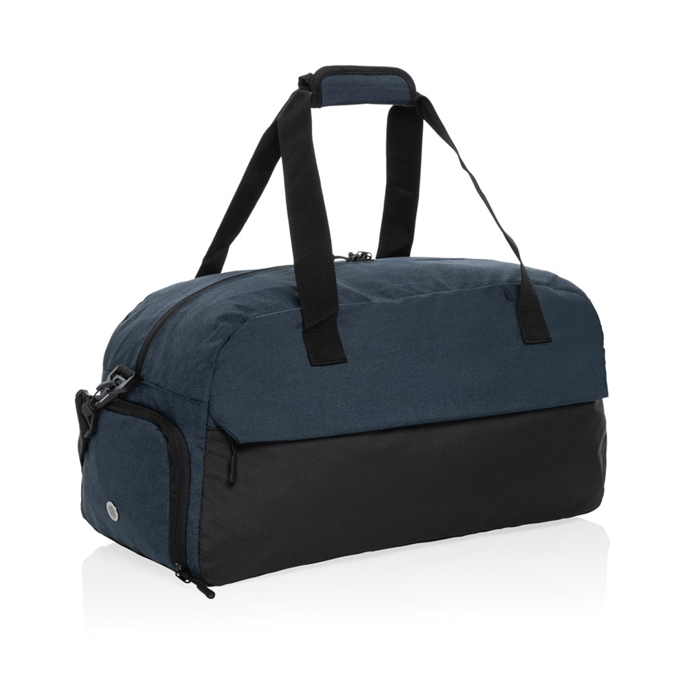 Kazu AWARE™ RPET Weekend-Duffel-Bag - blau (± PMS blue)
