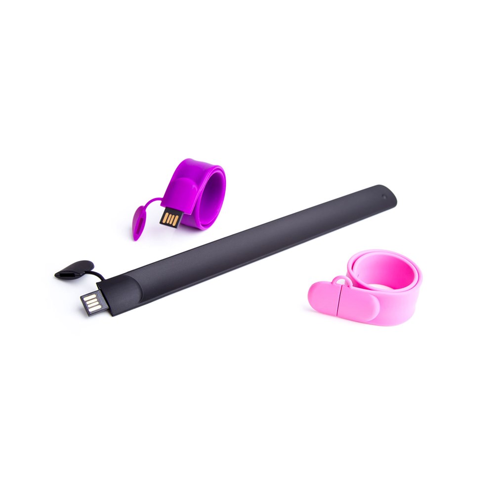 Bracelet USB Snap 512 MBnoir