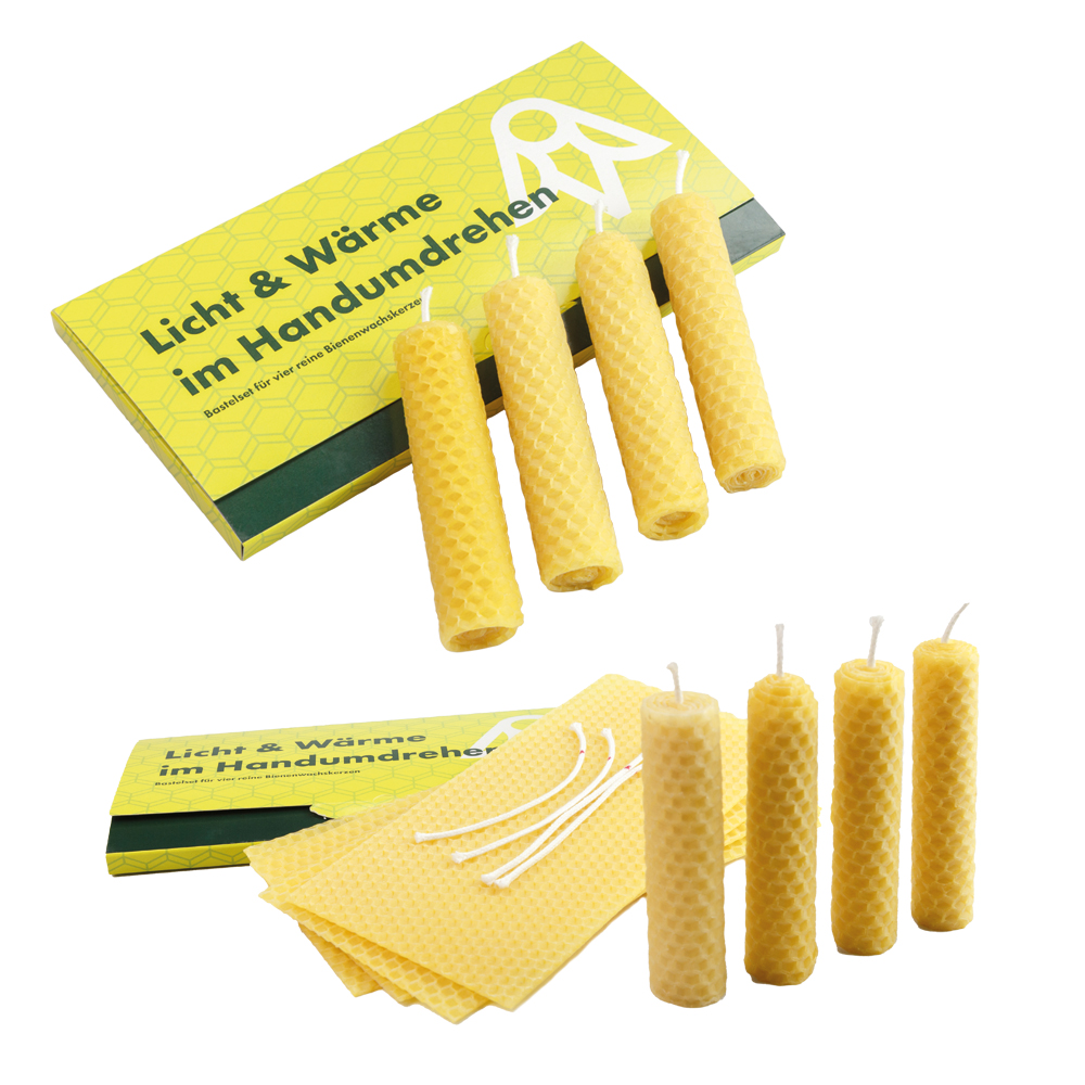 Kerzenbastelset 4er