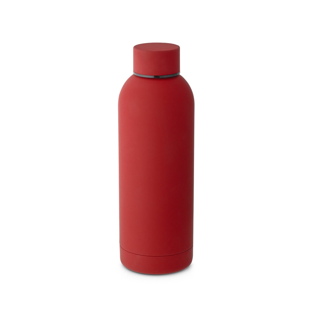 ODIN. Bouteille en acier inoxydable (36% recyclée) avec double parois 550 mL - Bordeaux