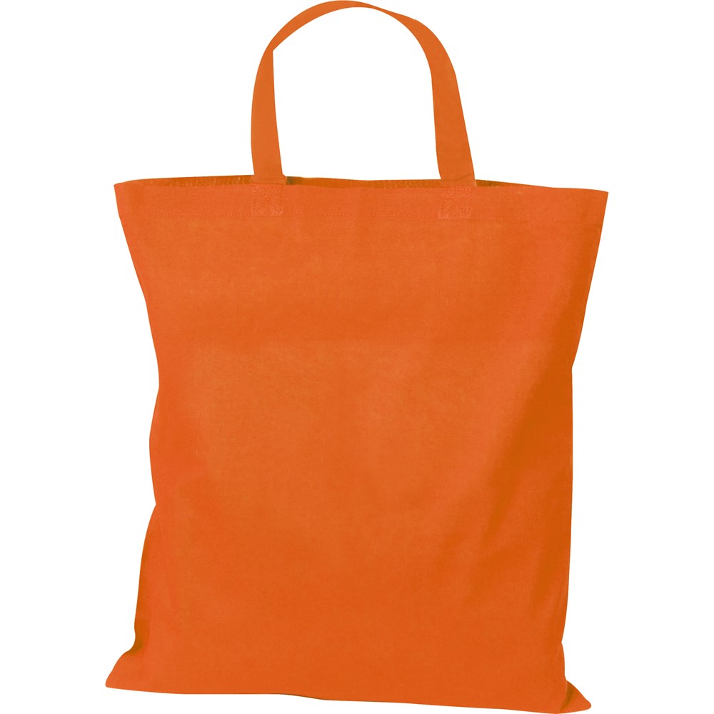 Baumwolltasche mit kurzen Henkeln MARSHALL - orange