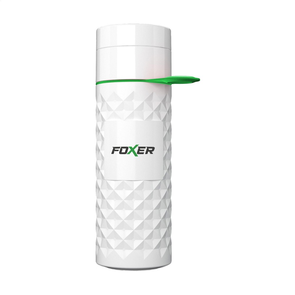 Join The Pipe Nairobi Ring Bottle White 500 ml Flasche - weiß/grün (± PMS 354C)