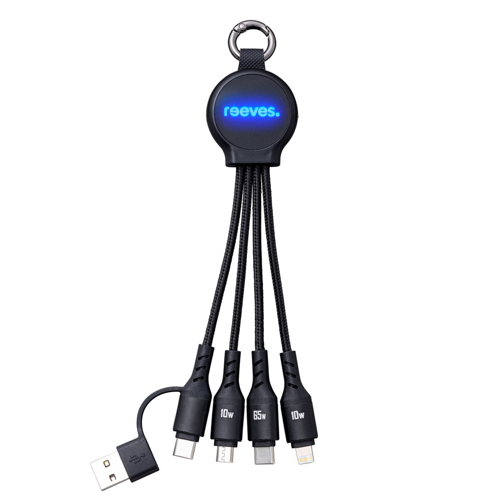6-in-1 Ladekabel mit Beleuchtung REEVES-PUHALANI SWITCH